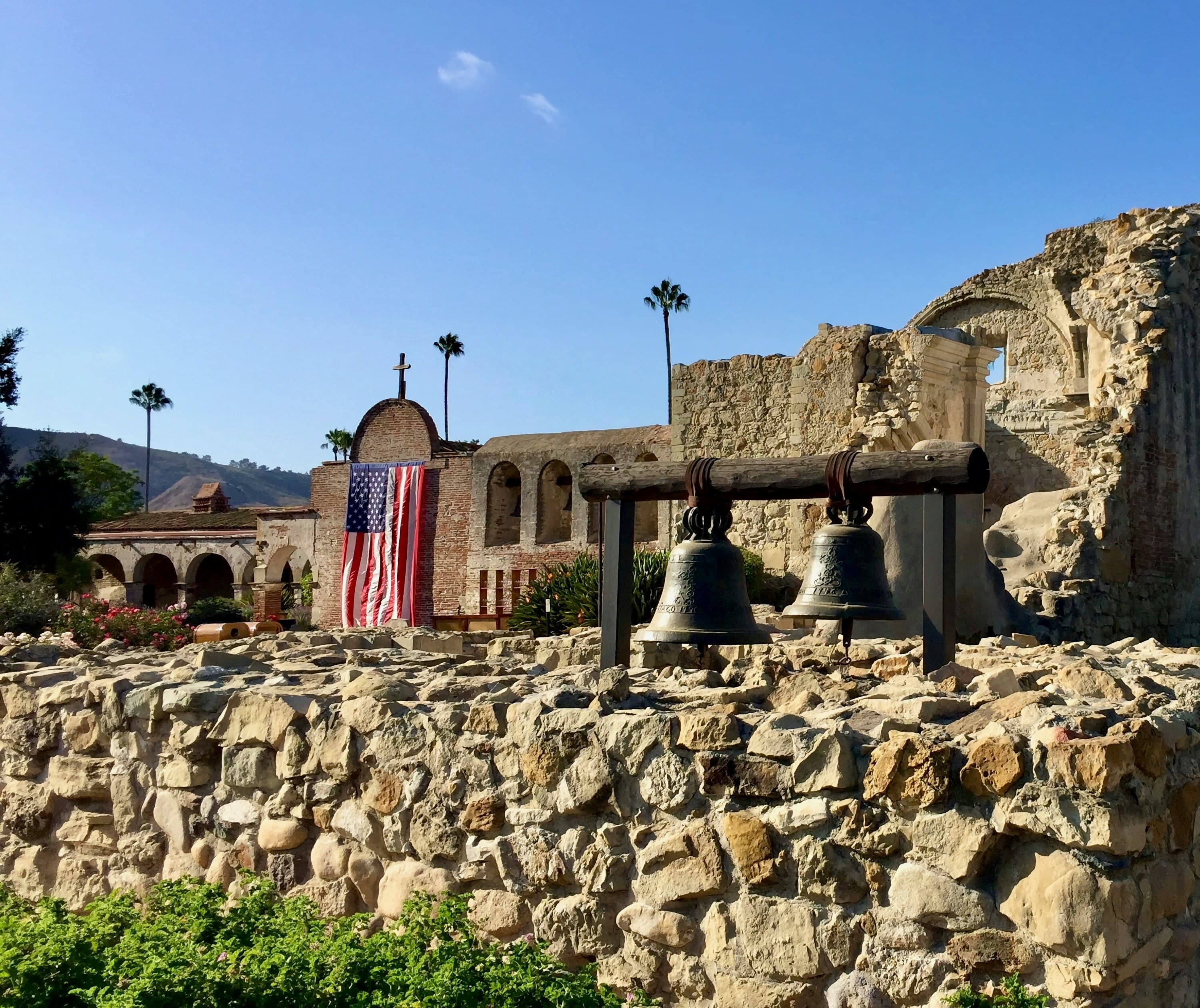 Mission bells at Mission San Juan Capistrano