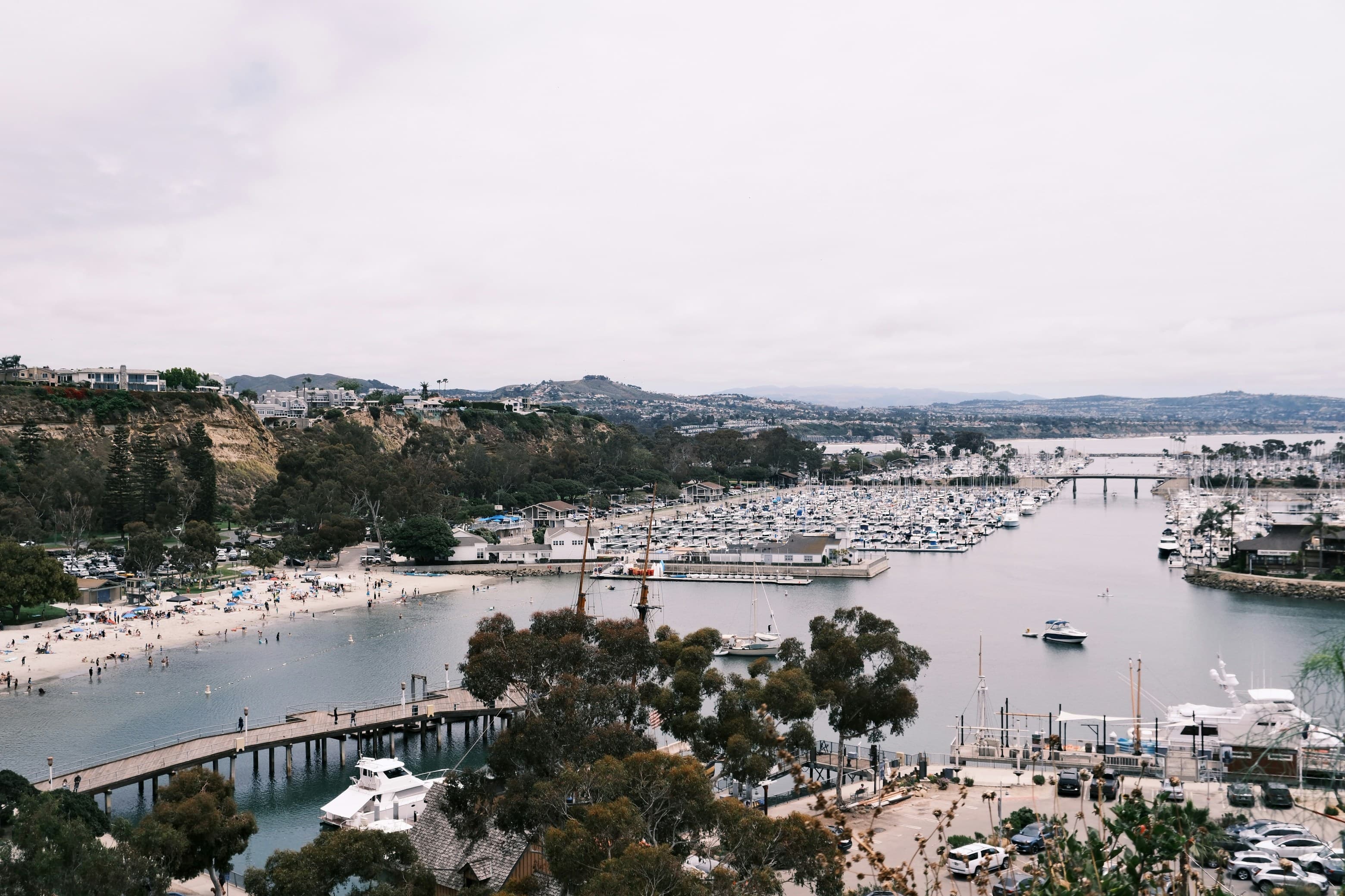 Boats in Dana Point Harbor